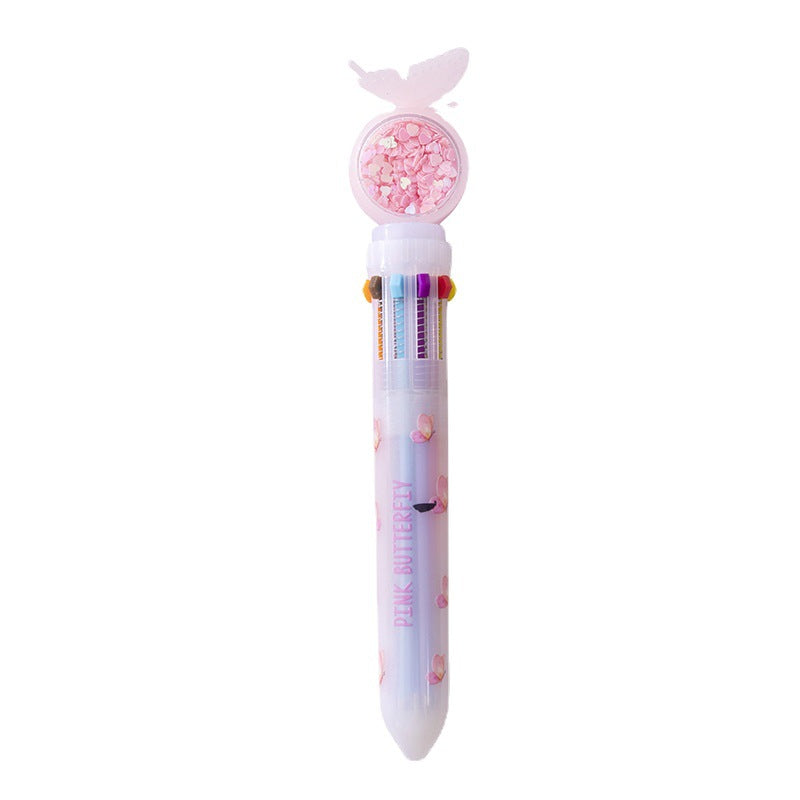 Wholesale Plastic Cartoon Colorful Rainbow Ballpoint Pen